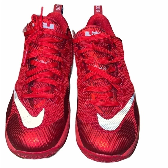 Nike Lebron 12 Low EP University Red Low-top 2015 - Picture 4 of 12